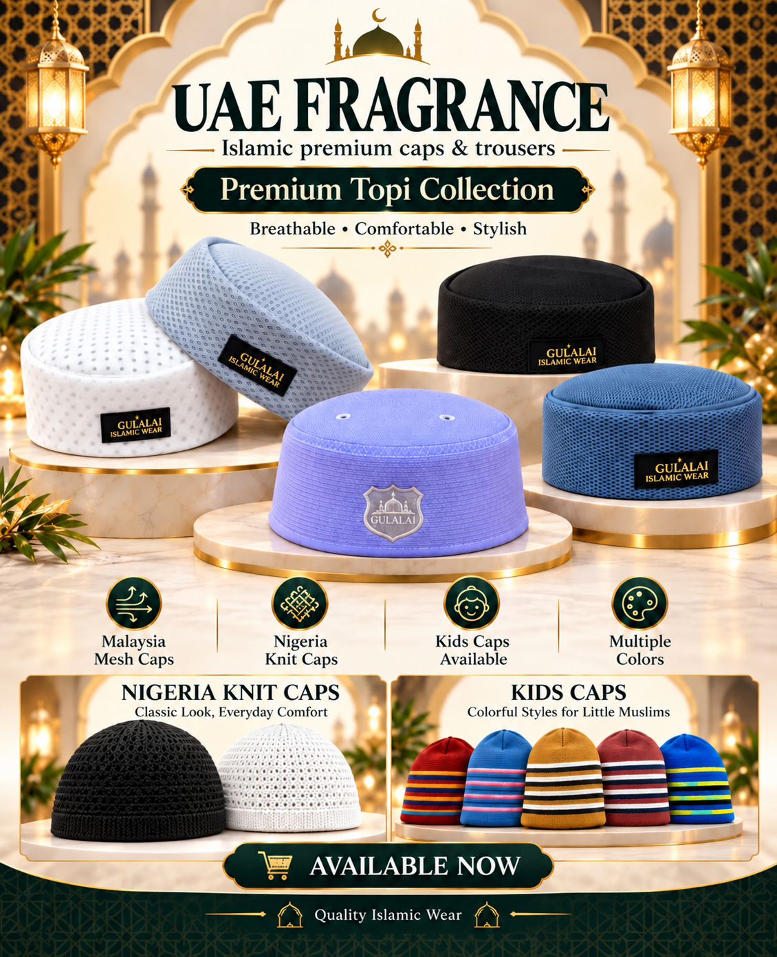 Premium Topi Collection promotional design